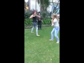 sexy respect fist fight